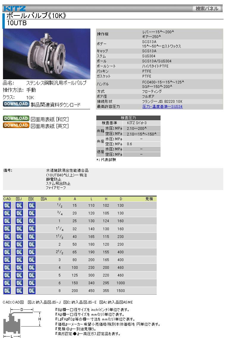 10UTB不銹鋼法蘭球閥進(jìn)口日本KITZ閥門.jpg